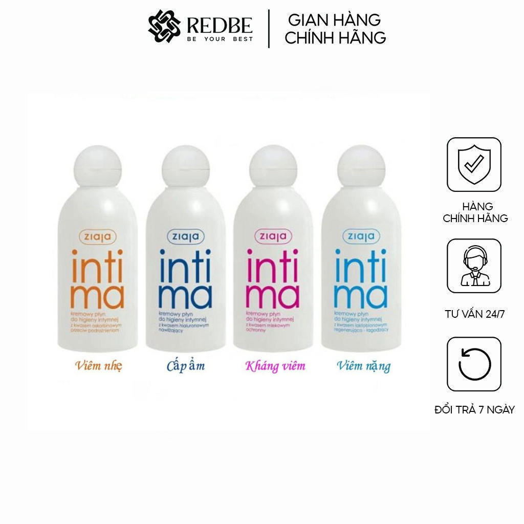 Dung Dịch Vệ Sinh Phụ Nữ IntimaDung Dịch Vệ Sinh Phụ Nữ Intima Ziaja 200ml DDVS Khử Mùi Dưỡng Ẩm Giảm Ngứa Rát - GP80