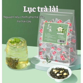 Trà xanh hoa nhài lục trà lài ướp hương nụ hoa lài tươi thơm dùng pha chế trà trái cây trà sữa trà chanh