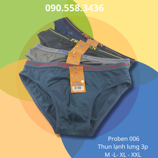 Quần lót nam tam giác thun lạnh ProBen PB-006 kiểu tam giác lưng bảng