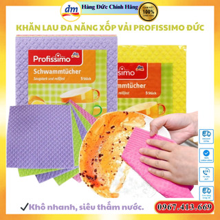 Khăn lau đa năng xốp vải profissimo đức
