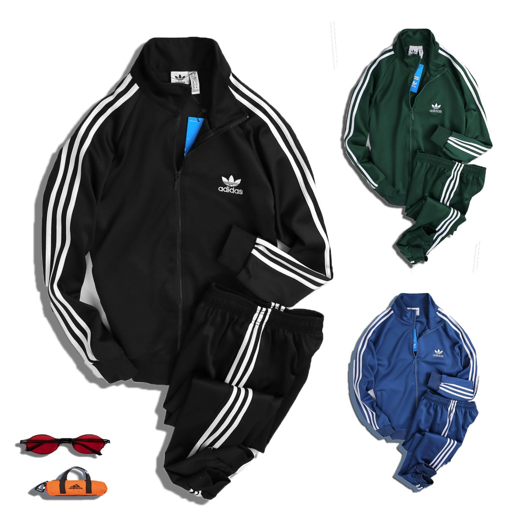 Bộ Thể Thao adidas Nam Vải Umi Thêu Logo, Bộ Quần Áo adidas Thu Đông Phong Cách Thể Thao
