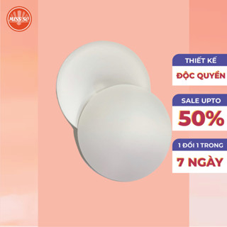 Mút đệm ngực định hình, dày dặn cao cấp Miss Sò cho áo bra, áo tập gym, yoga , màu trắng - 1 cặp
