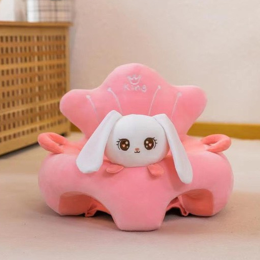 Ghế tập ngồi cho bé, Ghế ăn dặm cho bé vải bông mềm mại đáy 50x50cm, ruột bông tinh khiết an toàn cho bé