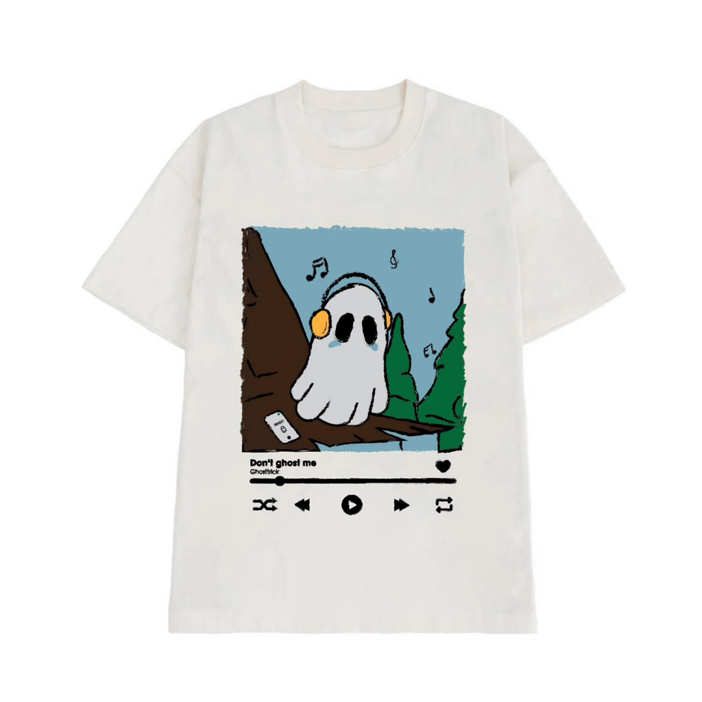 Áo thun nữ tay lỡ NELLY - MIR form dáng rộng unisex dont ghost me