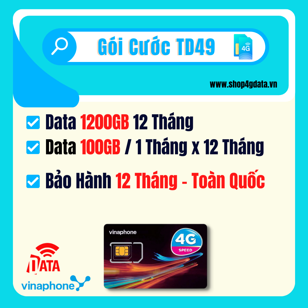 SIM 4G - VD89 1Năm ( DATA + Gọi MIỄN PHÍ +CẢ NĂM ) 2GB/Ngày Không Cần Nạp Tiền