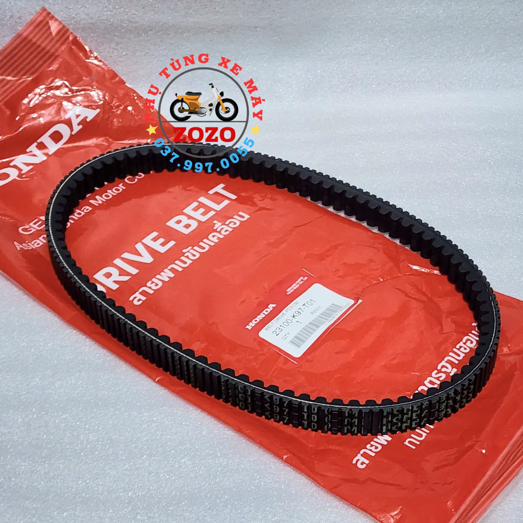 Dây curoa PCX 150  zin Honda Thái Lan - 23100-K97-T01