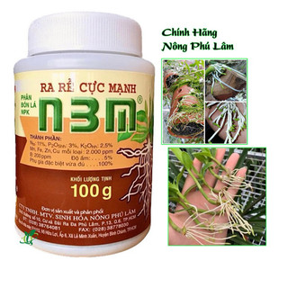 Phân Bón N3M Chính Hãng Nông Phú Lâm Kích Thích Ra Rễ Cực Mạnh Cho Cây Trồng.Hũ 100gr