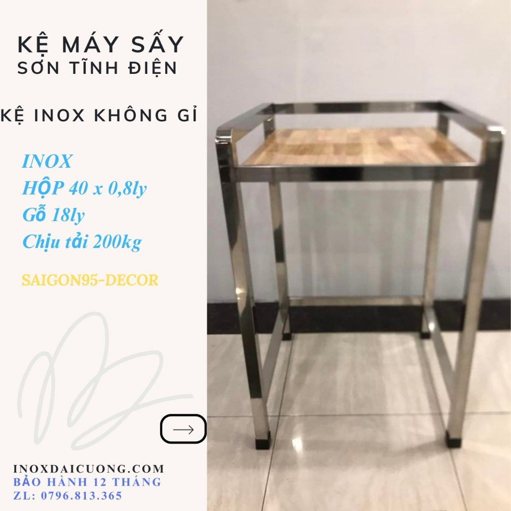 (GIAO FREE SHIP TPHCM) giá/ kệ máy sấy - máy giặt chống rung tốt DC011