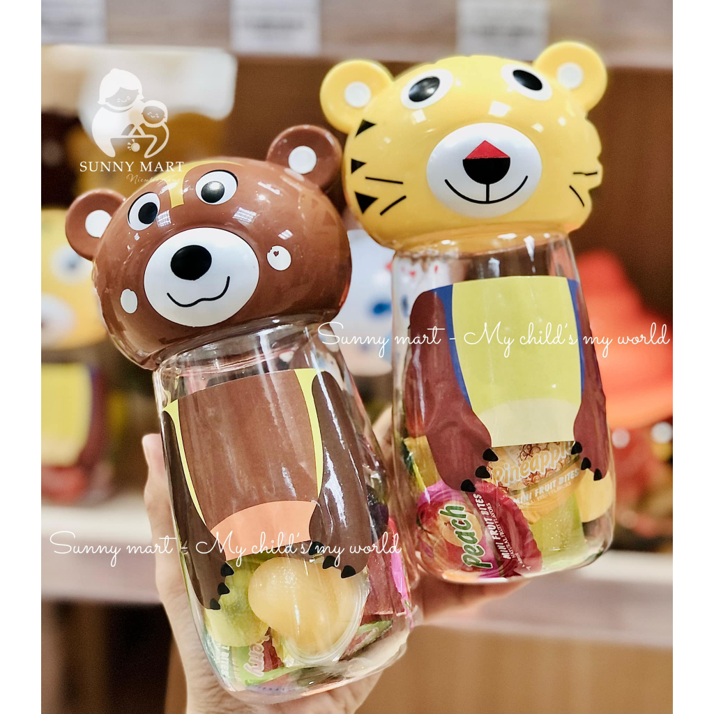 THẠCH TRÁI CÂY HALLOWEEN - THẠCH HŨ HÌNH ĐỘNG VẬT - KẸO DẺO MINI CRUSH