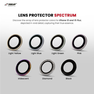 Kính cường lực camera lens zeelot pishield titanium alloy cho iphone 15 / iphone 15 plus