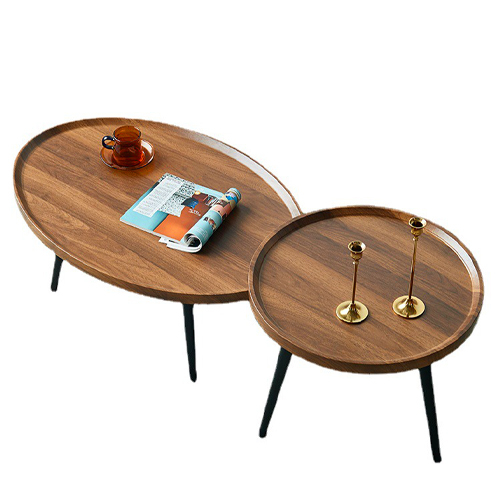 Bàn Trà Sofa,Bàn Trà Kép Decor Phòng Khách Sang Trọng Chân Bàn Chịu Tải Tốt