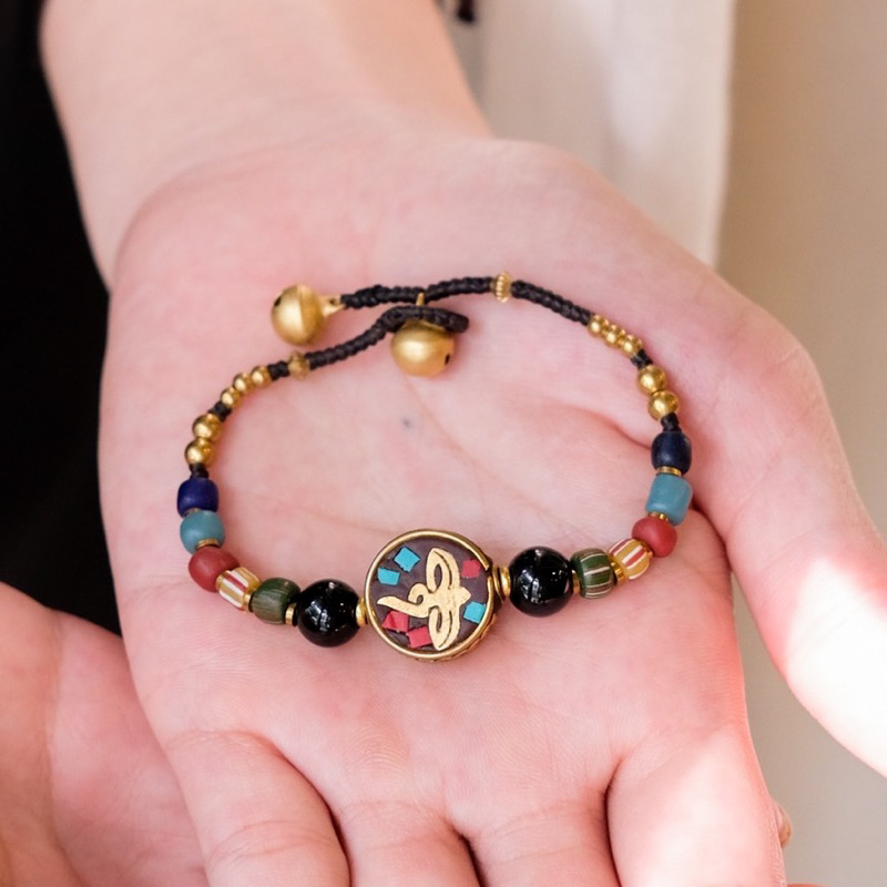 Vòng Tay, Lắc Tay Tây Tạng phối Charm Hạt Thời Trang Boho Nam Nữ