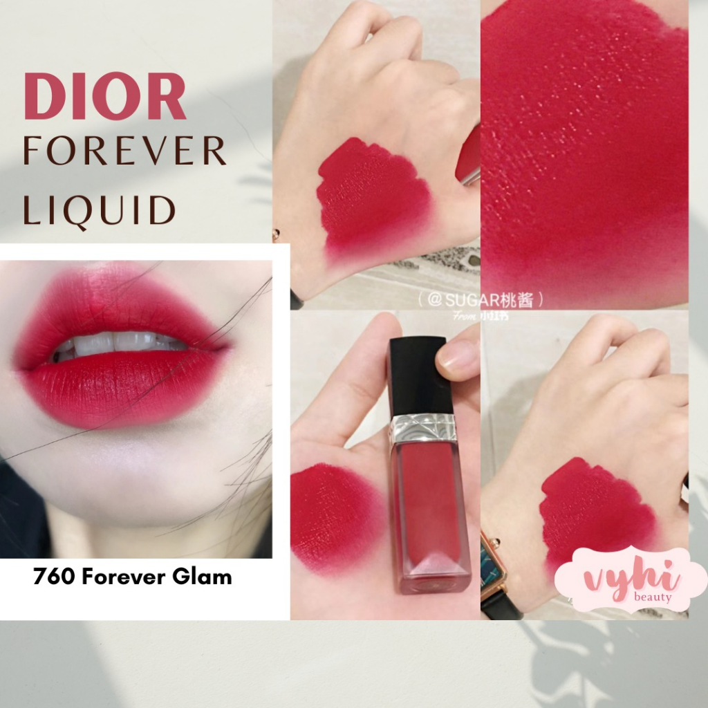 Son kem Dior Forever Liquid NẮP ĐEN 6ml - Full box