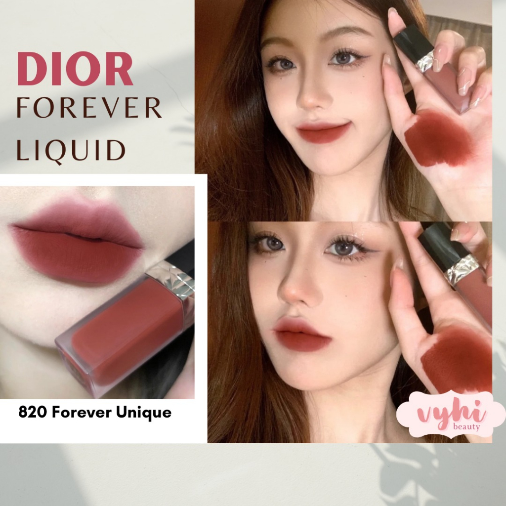 Son kem Dior Forever Liquid NẮP ĐEN 6ml - Full box