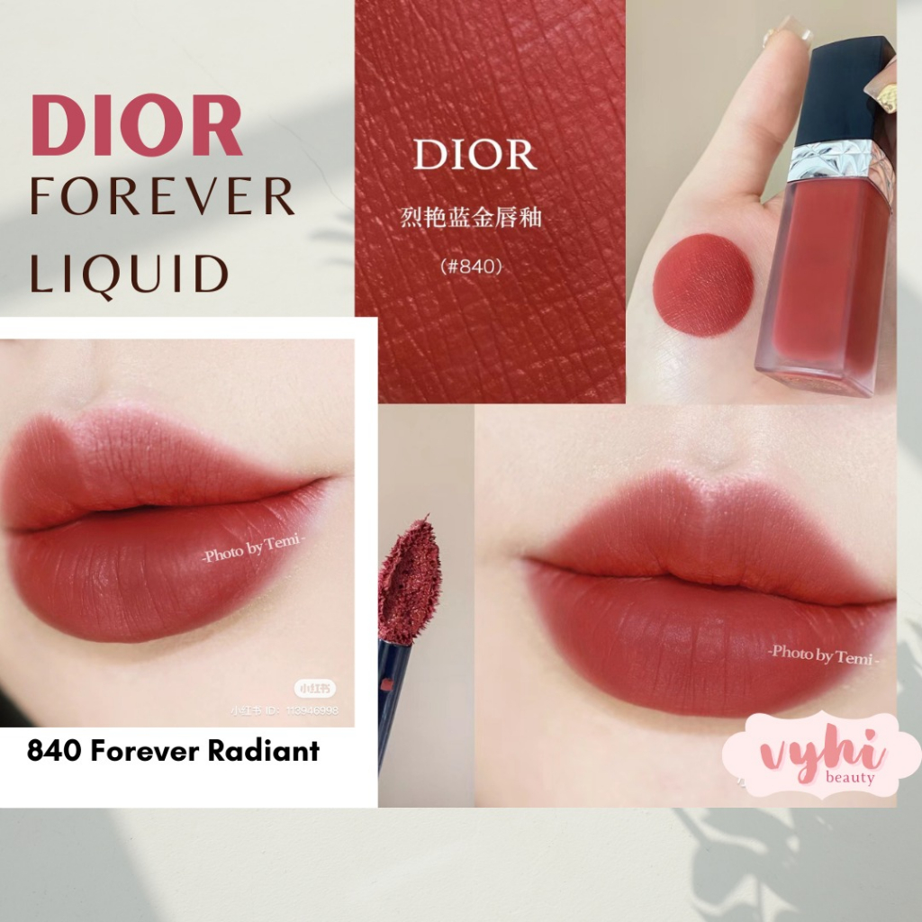 Son kem Dior Forever Liquid NẮP ĐEN 6ml - Full box