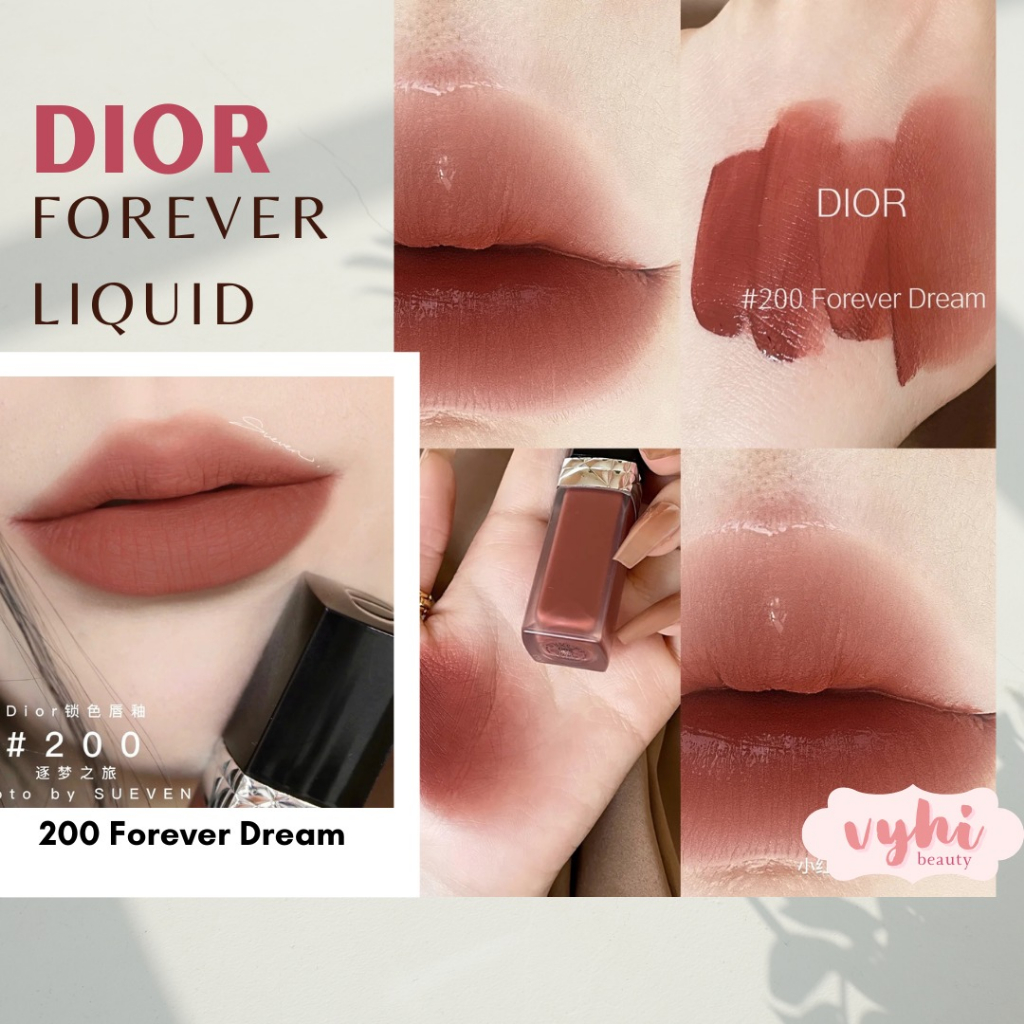 Son kem Dior Forever Liquid NẮP ĐEN 6ml - Full box