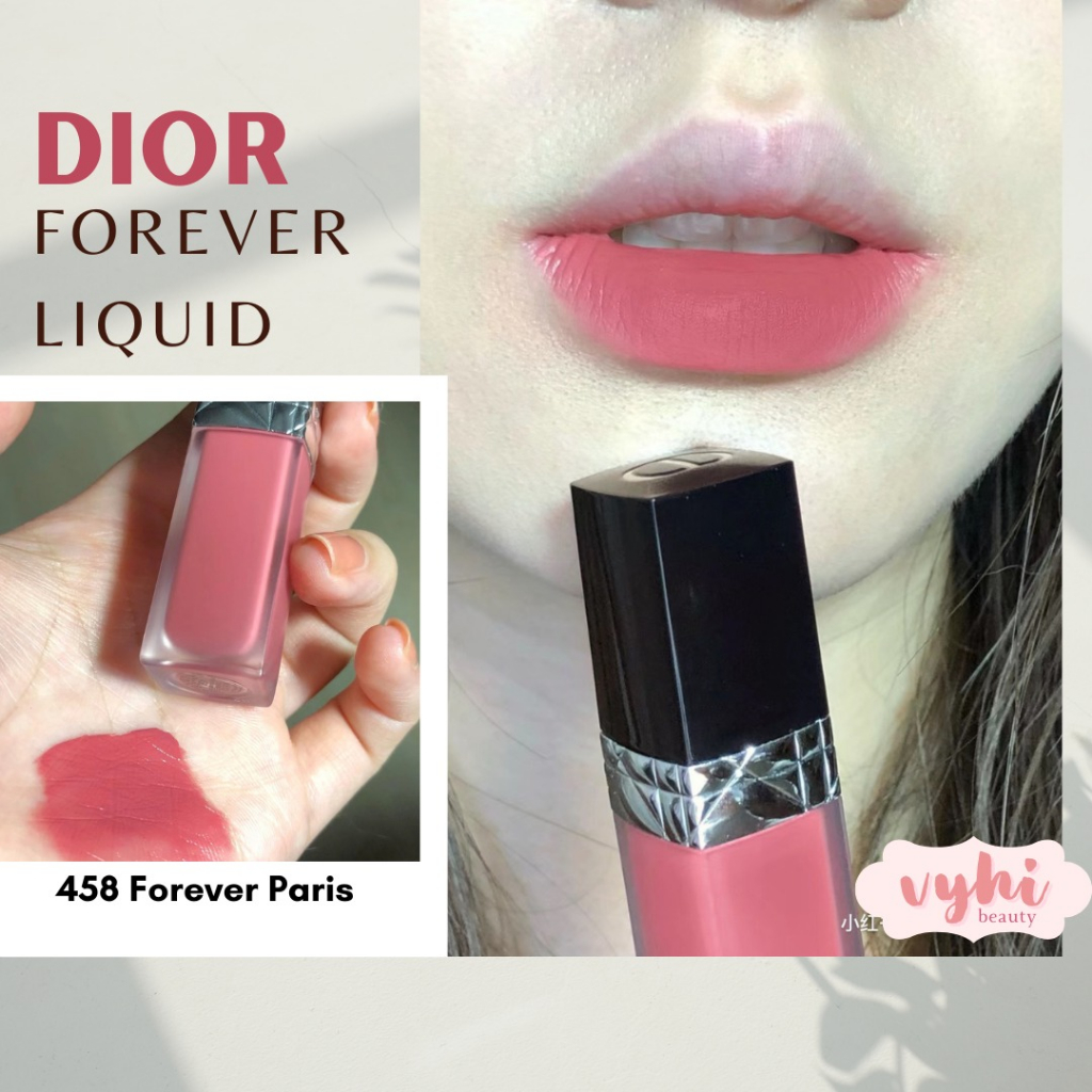 Son kem Dior Forever Liquid NẮP ĐEN 6ml - Full box