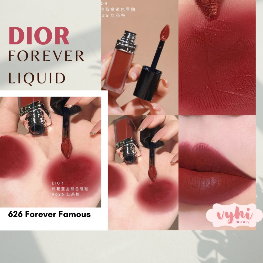 Son kem Dior Forever Liquid NẮP ĐEN 6ml - Full box