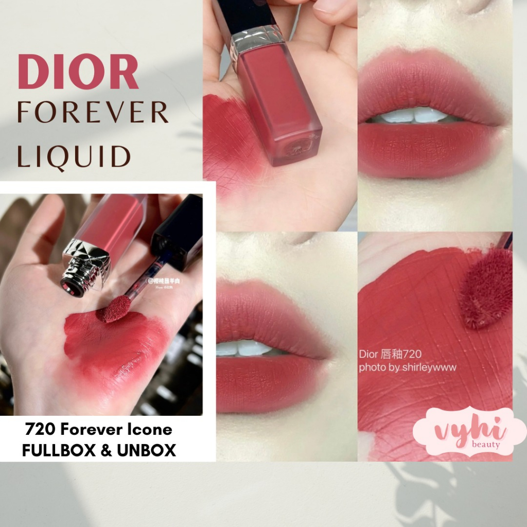 Son kem Dior Forever Liquid NẮP ĐEN 6ml - Full box