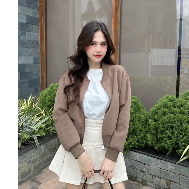 Áo Bomber QC - 92240 - Trơn