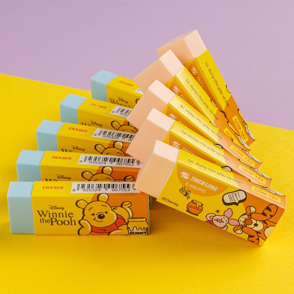 Gôm tẩy nhân vật hoạt hình Gấu Pooh Disney Thiên Long E-032/PO