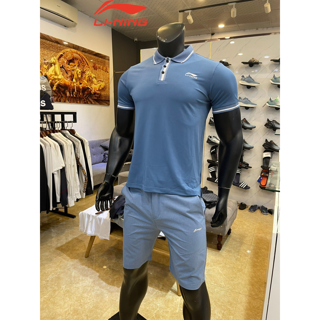 Áo polo Nam LINING TRƠN Hàng Xuất