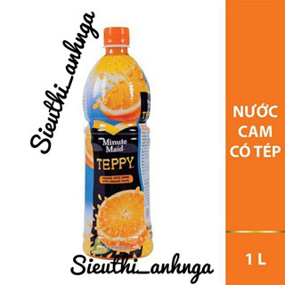 Nước cam có tép teppy 1 lít - 327ml