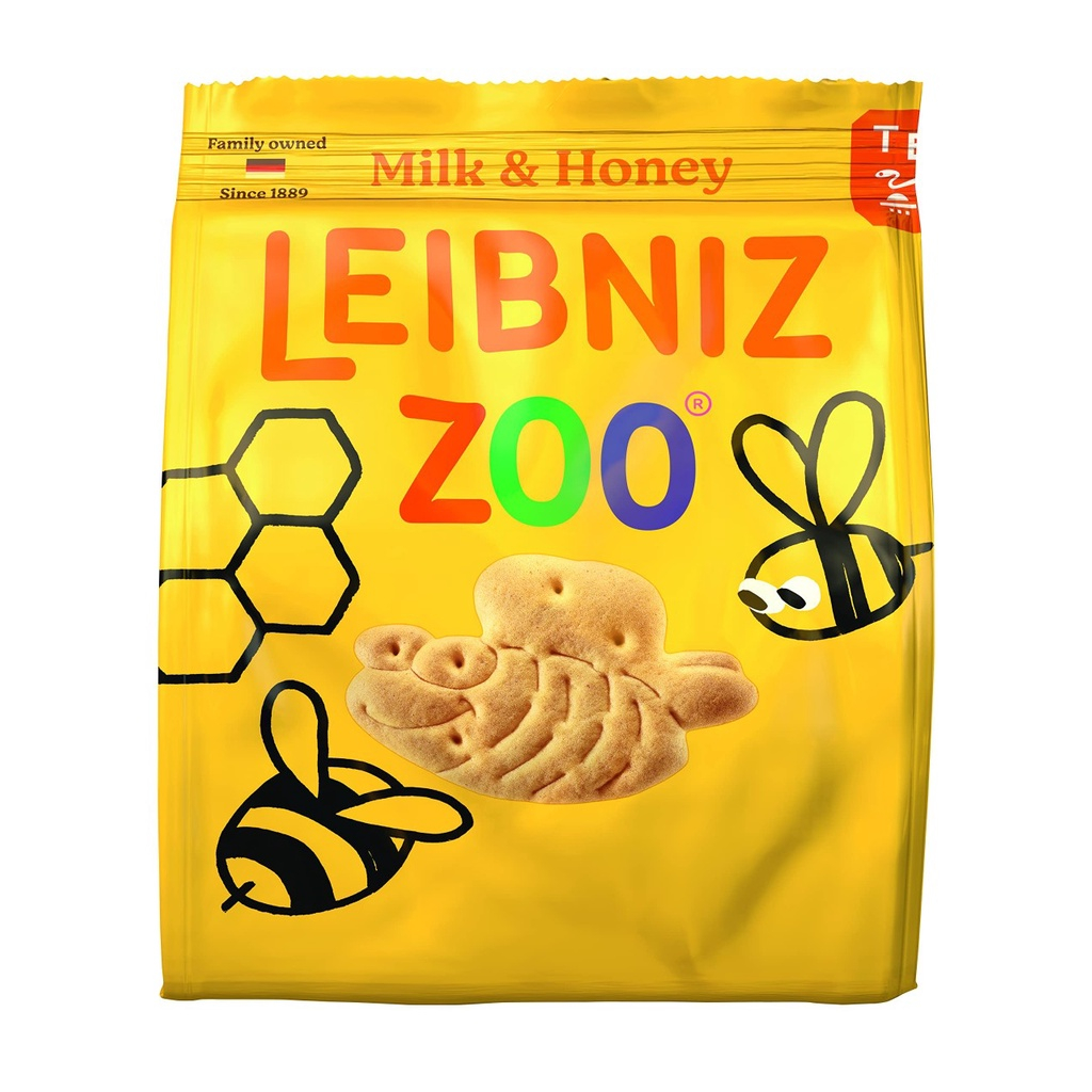 * Hot * Combo 02 Bánh Quy Leibniz Zoo Original / Milk And Honey / Chocolate 100gr