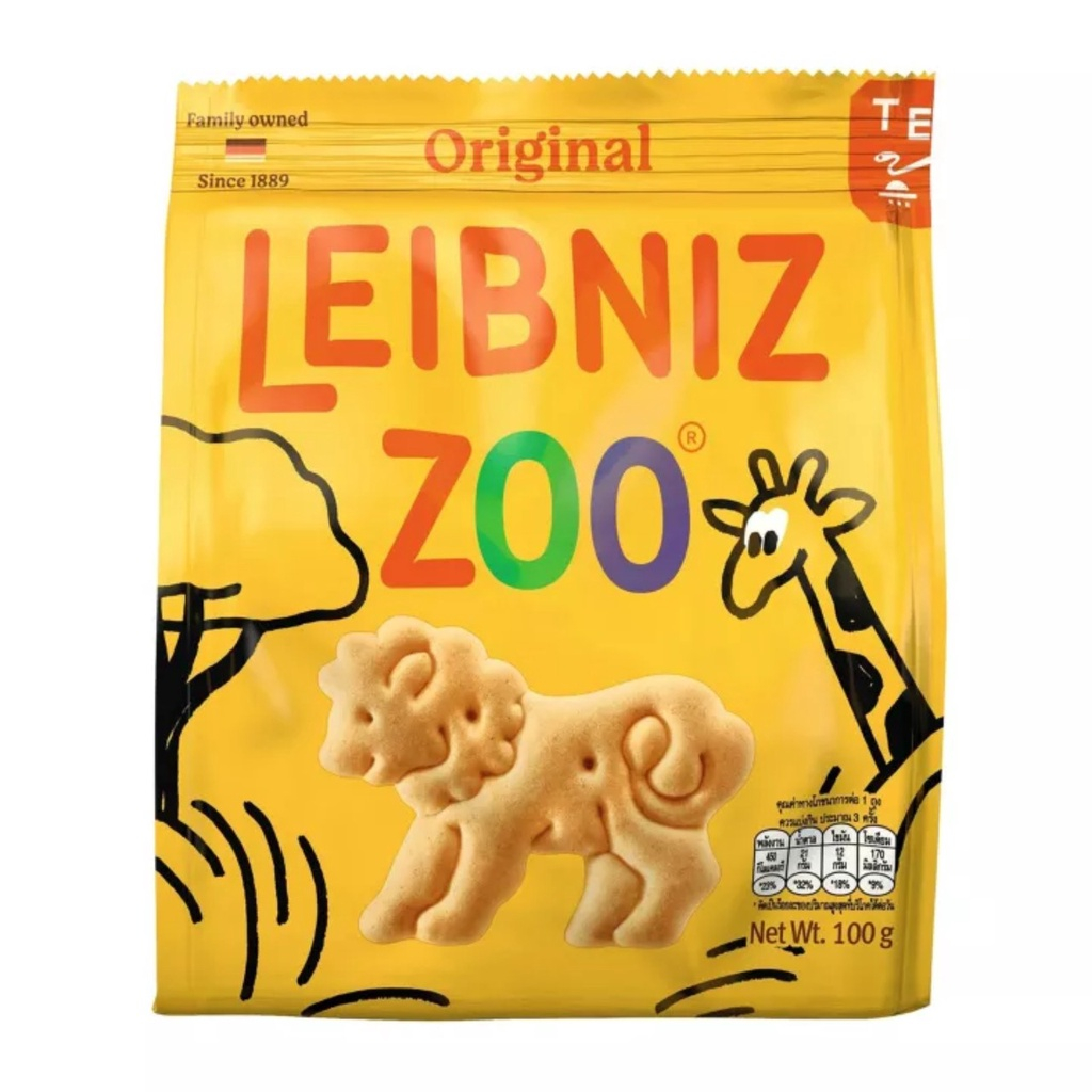 * Hot * Combo 02 Bánh Quy Leibniz Zoo Original / Milk And Honey / Chocolate 100gr