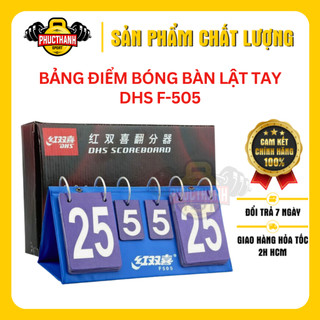 Bảng điểm bóng bàn lật tay dhs f-505
