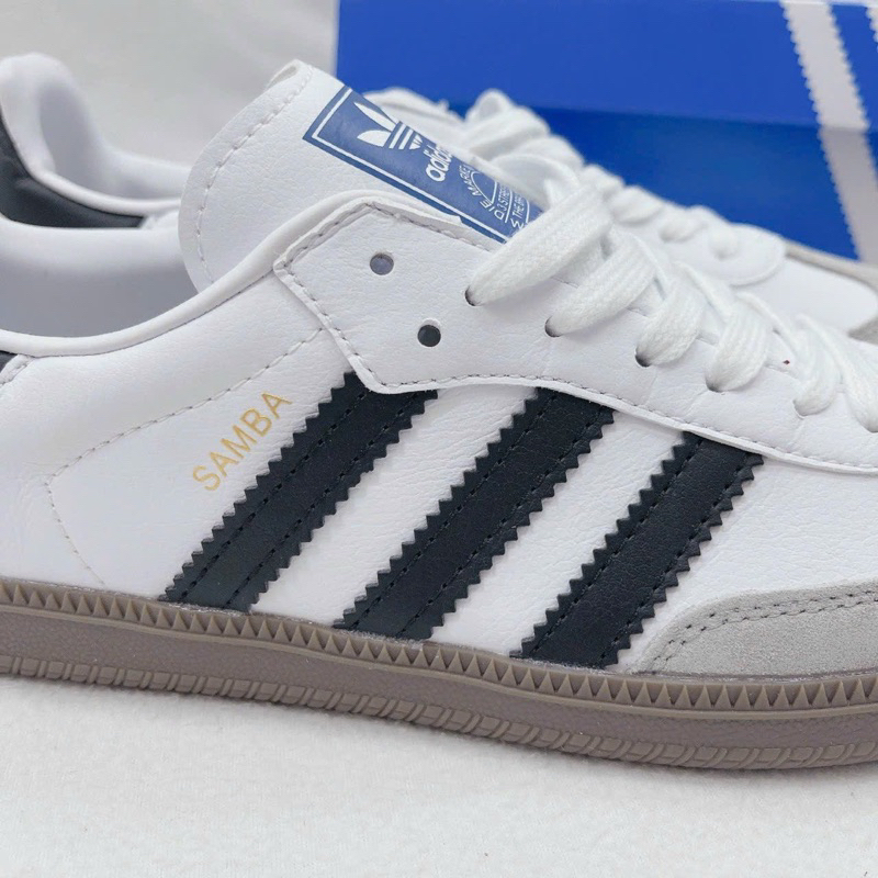 Giày sneaker Ad.idas Samba trắng đen