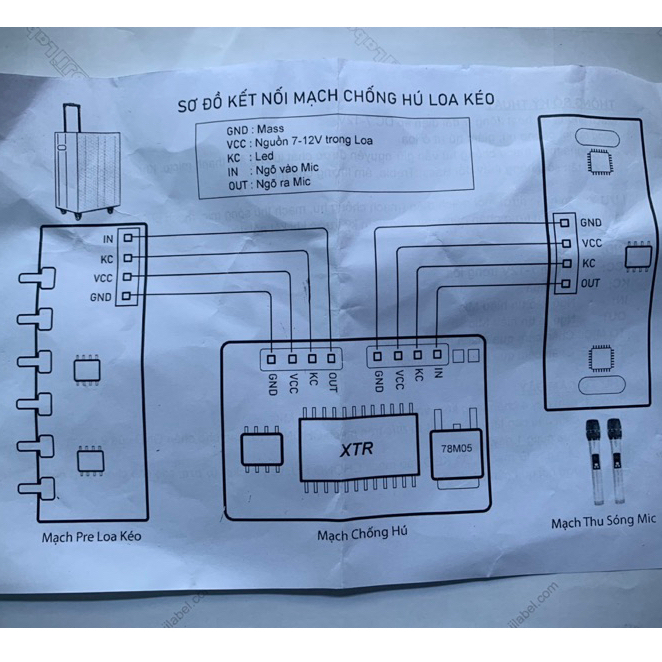 Bo chống hú cho loa kéo