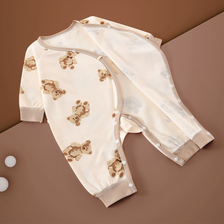 Set Quà Tặng Bé Trai, Bé Gái Sơ Sinh, Quà Tặng Đầy Tháng Cao Cấp 24 Chi Tiết Họa Tiết Gấu Bông