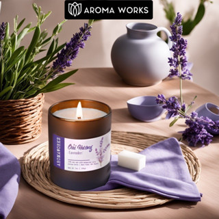 Nến Thơm Handmade Aroma Works Làm Từ Tinh Dầu Thiên Nhiên & Sáp Nành 170g