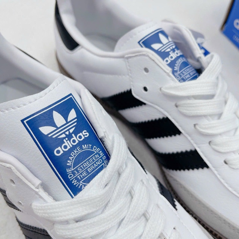 Giày sneaker Ad.idas Samba trắng đen