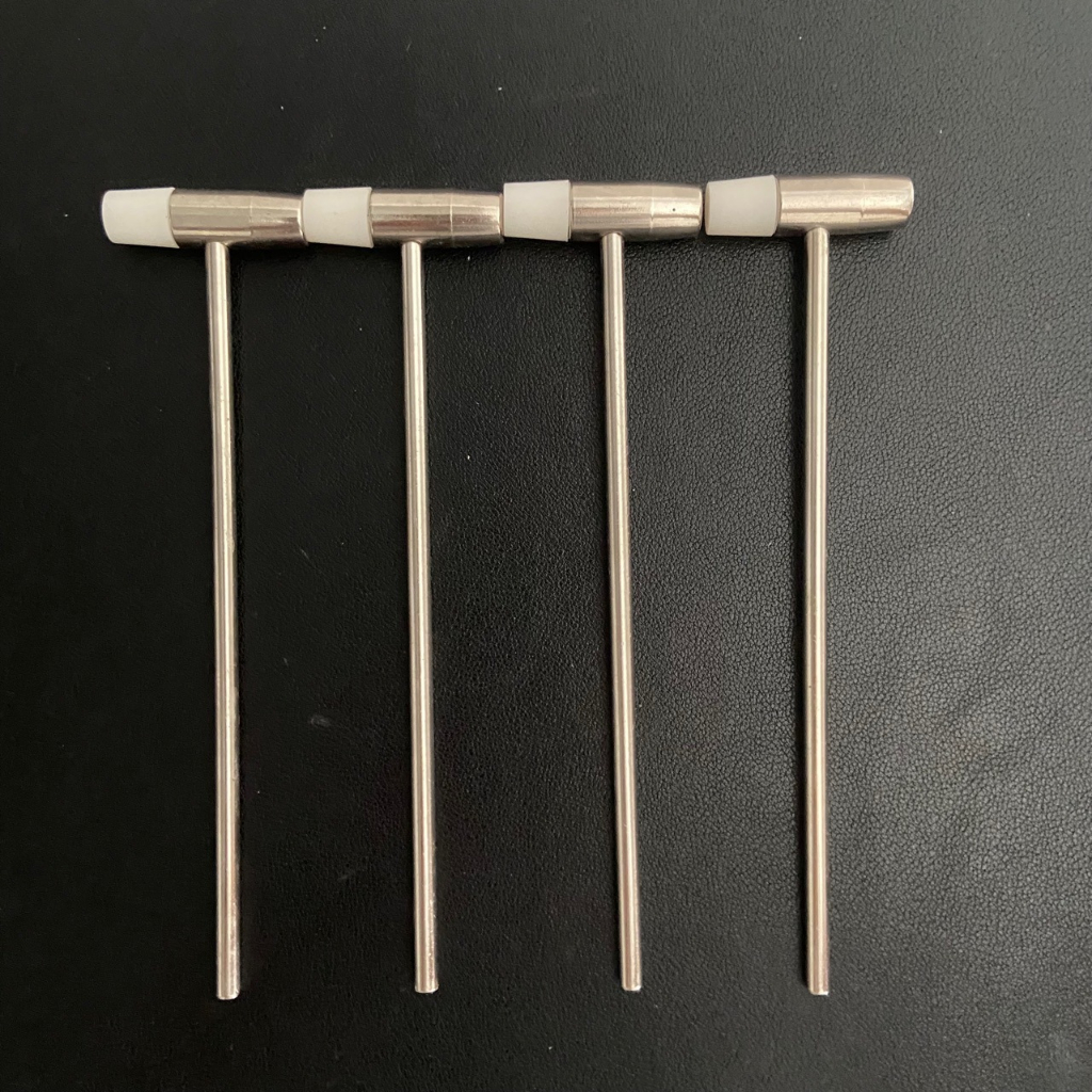 Búa gõ lego bằng thép 17cm, Búa mini 2 đầu hỗ trợ lắp ráp mô hình đồ chơi cho bé