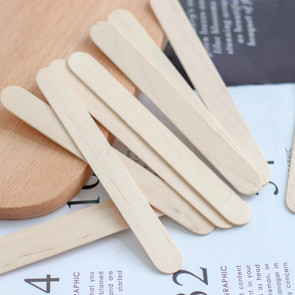 Bộ 10 que gỗ phết sáp wax lông -BeloveShop