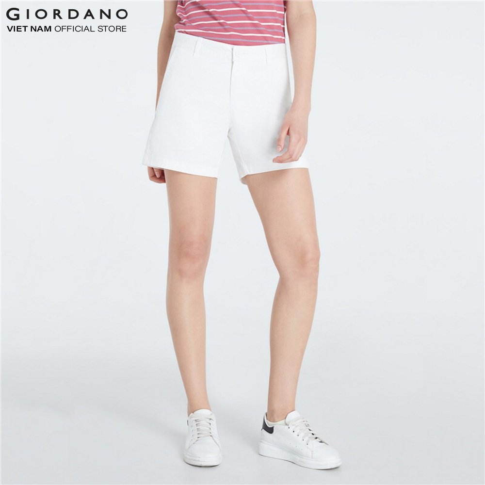 Quần Shorts Khaki Nữ Giordano 05409202