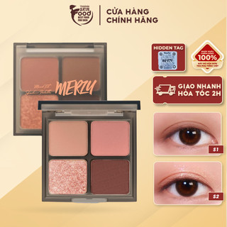 Bảng phấn mắt 4 ô merzy mood fit shadow palette 8g