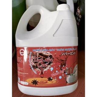 Nước rửa chén bát tinh dầu quế_ thể tích thực 3.6l