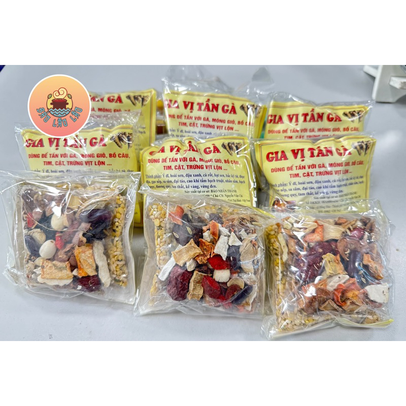 [5 gói x 70g] Gia vị hầm gà  (tần gà, tiềm gà) thuốc bắc thơm ngon, bổ dưỡng - gói 70g