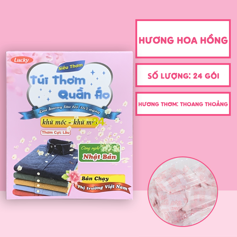 Túi Thơm Quần áo Nhật Bản - Hương Thiên Nhiên - Chống mốc, Chống Côn Trùng Lưu hương