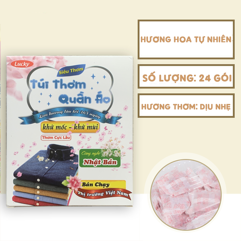 Túi Thơm Quần áo Nhật Bản - Hương Thiên Nhiên - Chống mốc, Chống Côn Trùng Lưu hương