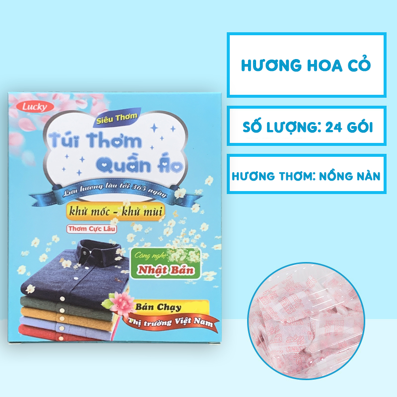 Túi Thơm Quần áo Nhật Bản - Hương Thiên Nhiên - Chống mốc, Chống Côn Trùng Lưu hương