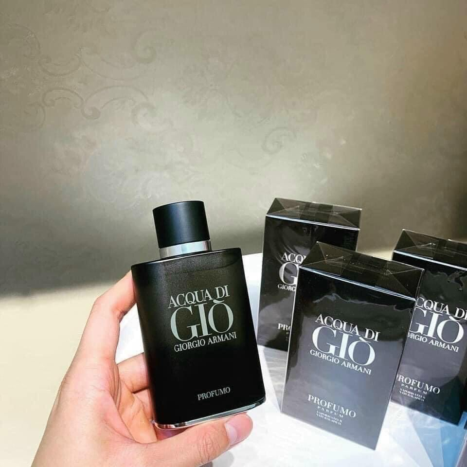 Nước hoa nam Aqua Di Giò Đen Profumo - Nam tính, Lịch Lãm, Tươi mát_XT