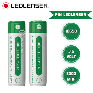 Phụ kiện pin sạc lithium - ion ledlenser 18650 3.63v 3000 mah dùng cho mt10, mh10, mh11, h8r, f1r, p7r, m7r, neo10r, ih8