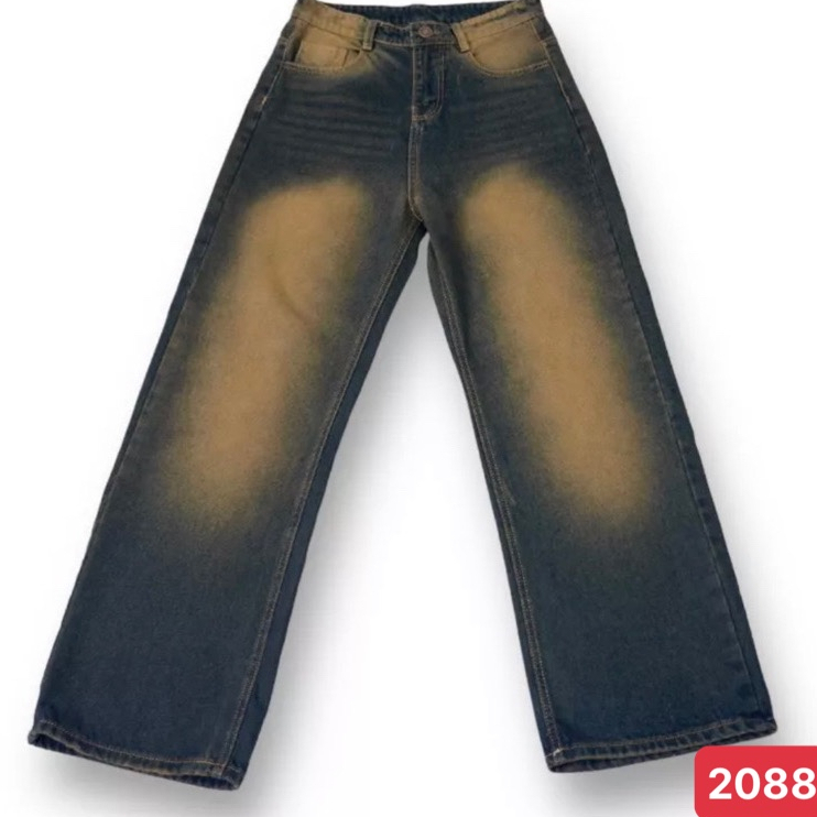 QUẦN JEAN CHẤT BÒ CẠP CAO ỐNG RỘNG TÔN DÁNG UNISEX KIỂU SÀNH ĐIỆU - DUBATI FASHION