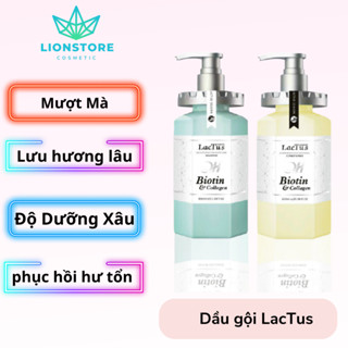 Dầu gội biotin lactus season ngăn gàu, giảm rụng tóc QH lactus season biotin collagen 650ml