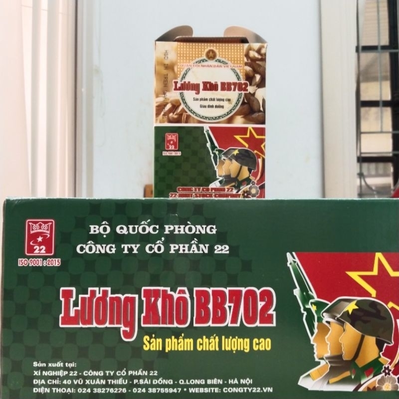 COMBO 1 THÙNG LK BB702 QUÂN ĐỘI - 60 GÓI