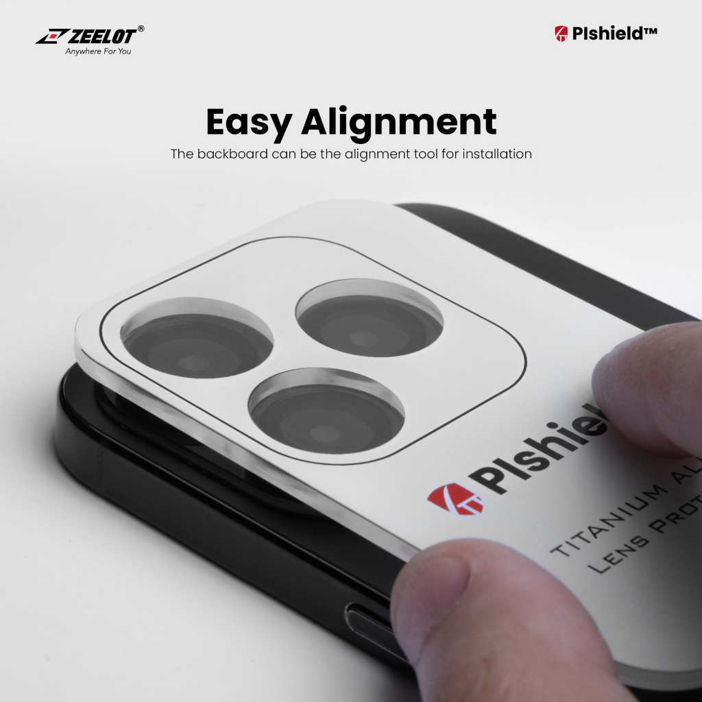 Camera Lens Zeelot Dành Cho iPhone 15 Pro Max / iPhone 15 Pro, ZEELOT PISHIELD TITANIUM ALLOY LENS